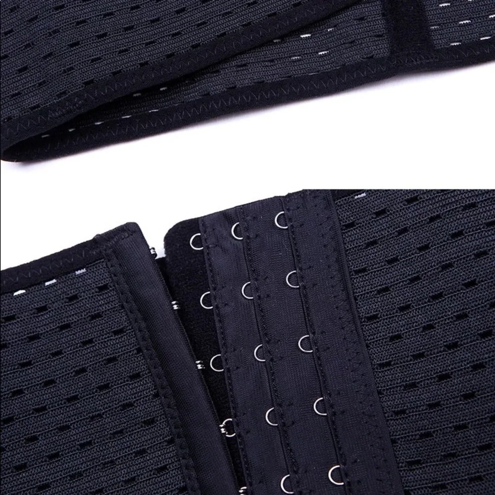 Waist trainer body shaper cincher corset black - Picture 3 of 5